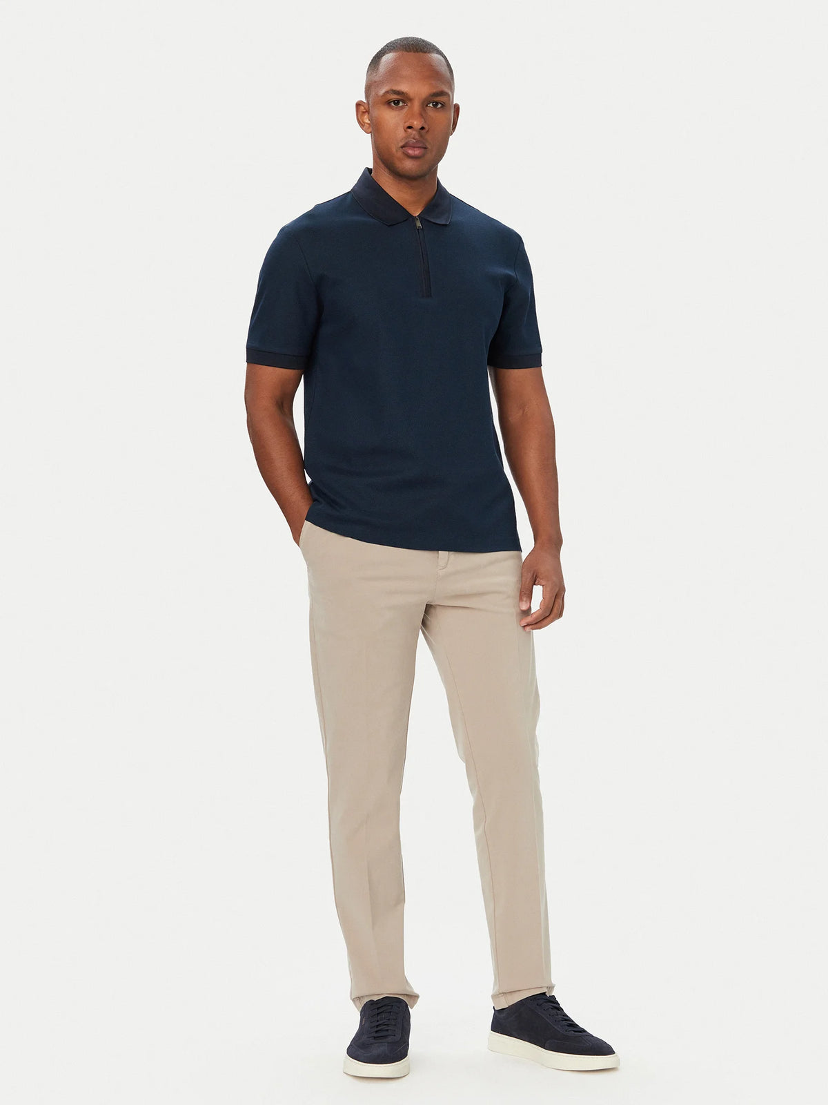 Boss Black Polo H-Pei 88  Regular Fit - Blue