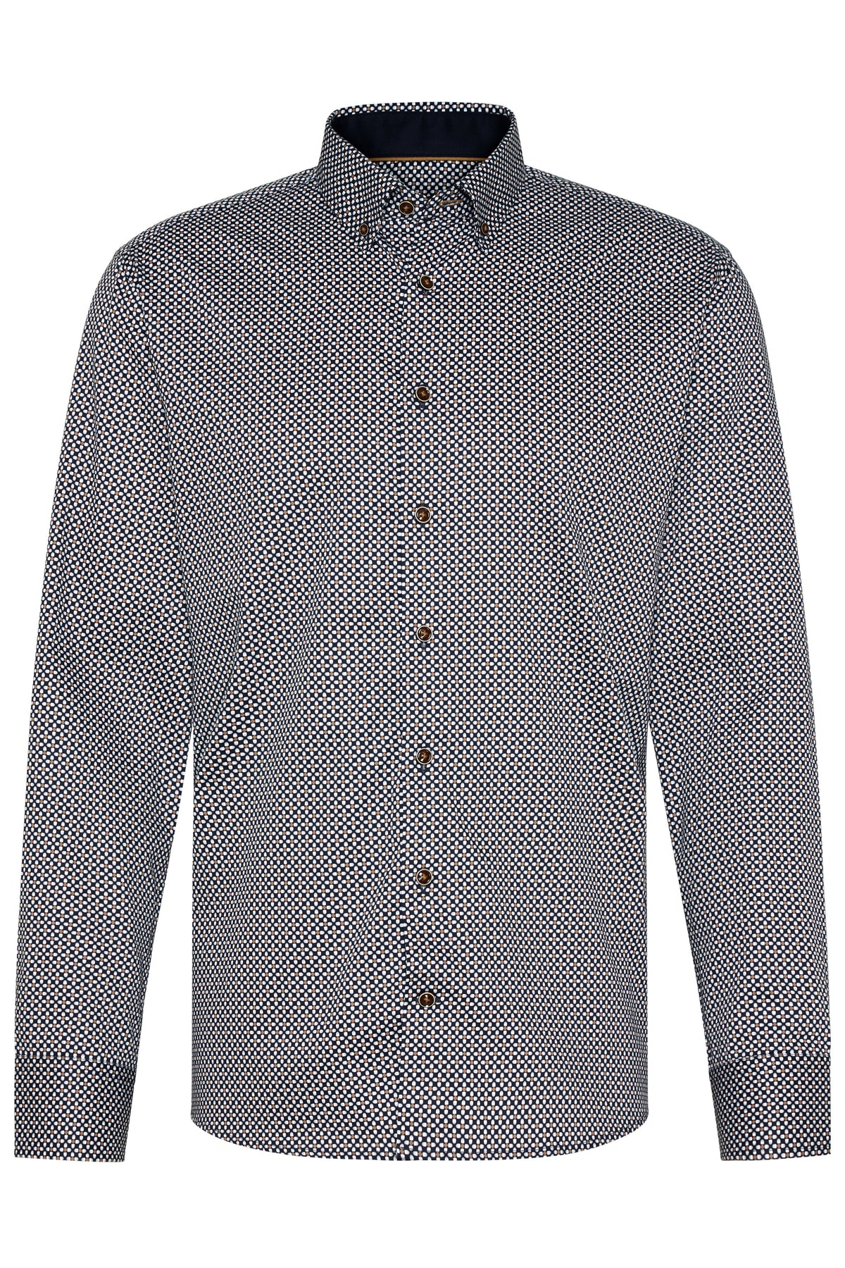 Bugatti Check Casual Shirt - Navy