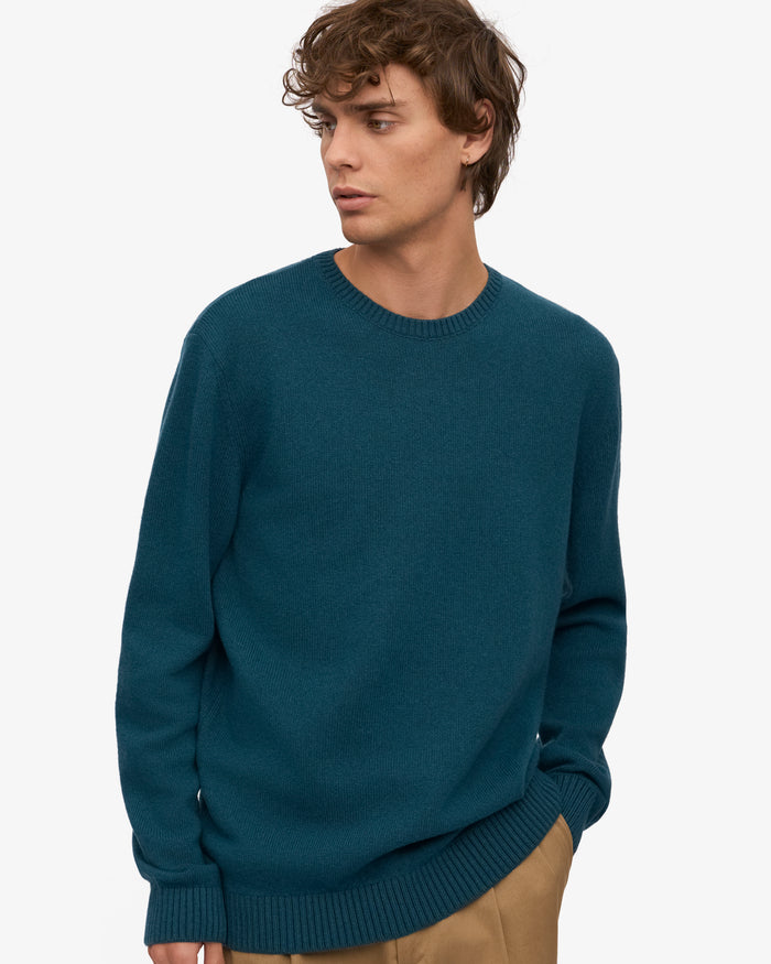 Colorful Standard Classic Merino Wool Crew - Ocean Green