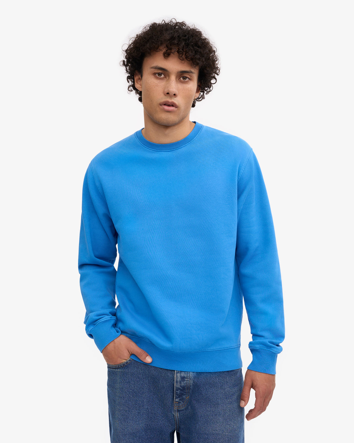 Colorful Standard Classic Organic Crew - Pacific Blue