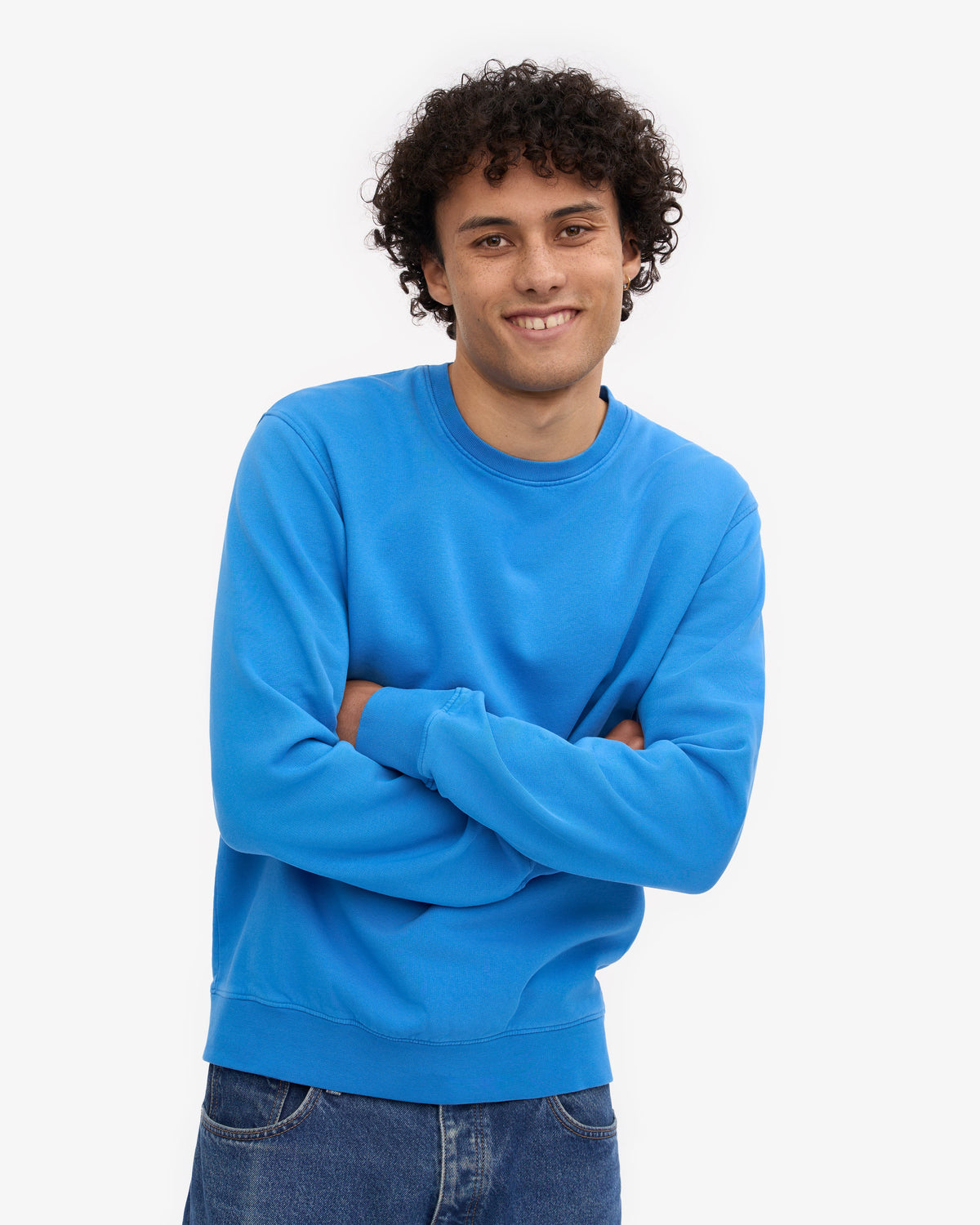 Colorful Standard Classic Organic Crew - Pacific Blue