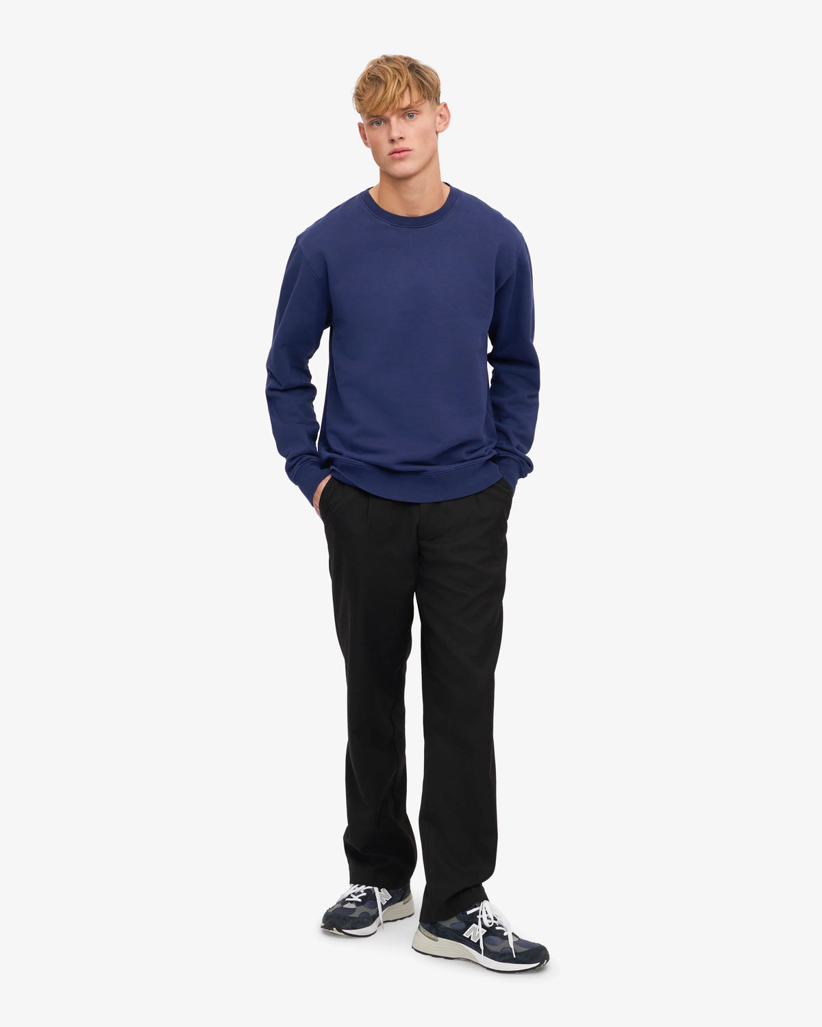 Colorful Standard Classic Organic Crew - Marine Blue