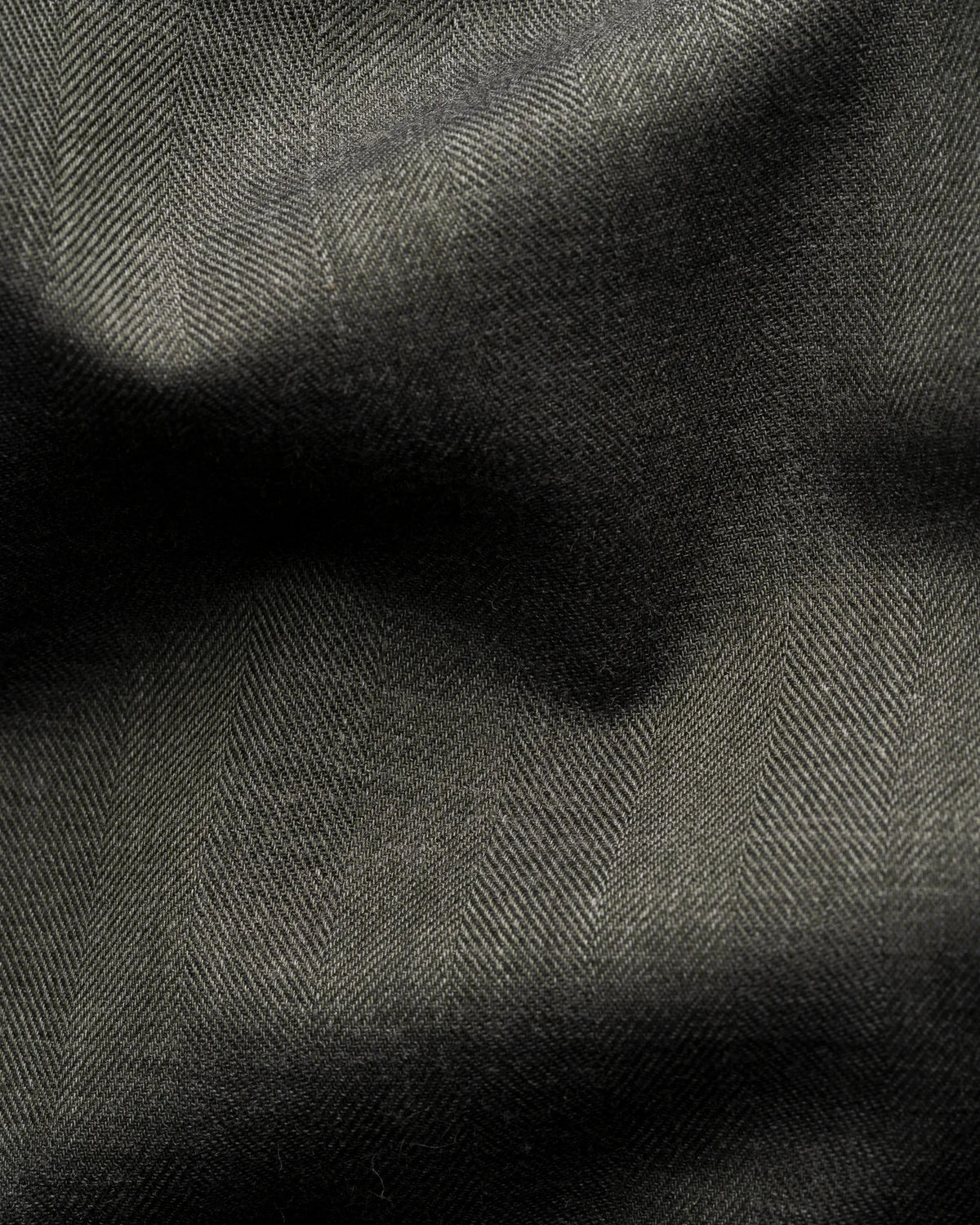 Eton Solid Signature Flannel Shirt - Green