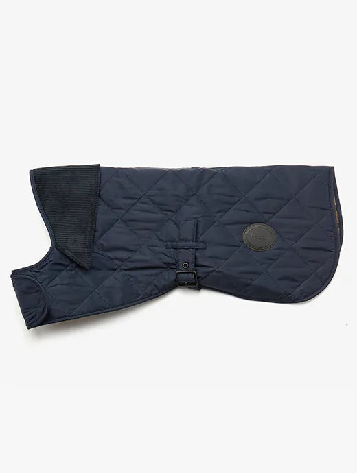Barbour Quilted Dog Coat - Navy