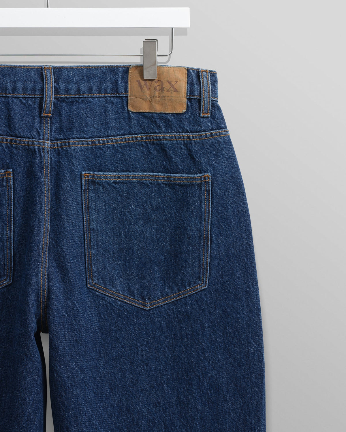 Wax London Felix Loose Fit Jean Vintage Denim 90s Wash - Blue