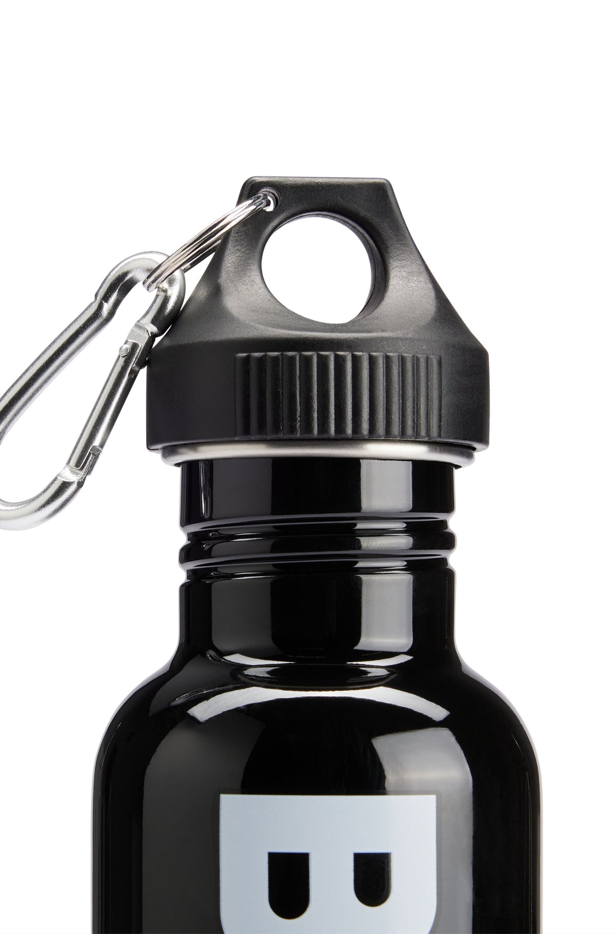 Boss Signature-Stripe Stainless-Steel Water Bottle - Black