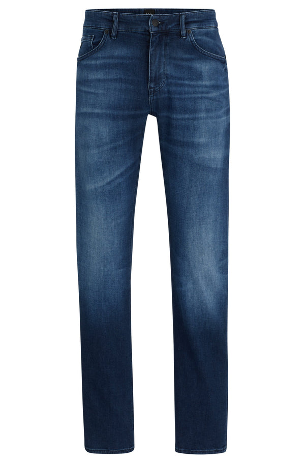 Hugo Boss Maine Regular Fit Jeans - Navy
