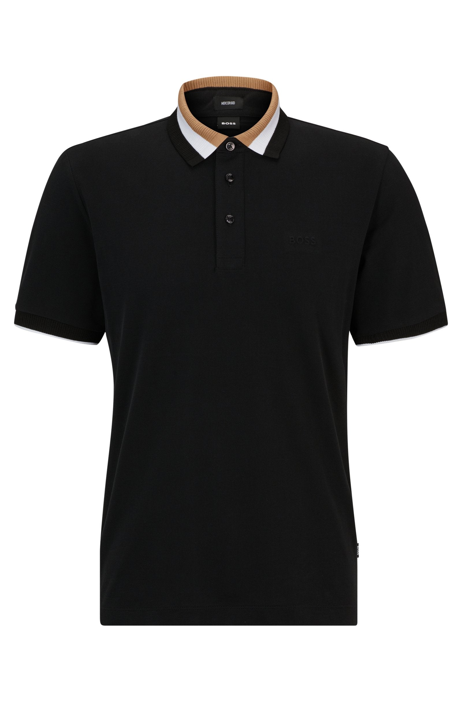 Hugo boss contrast store collar shirt