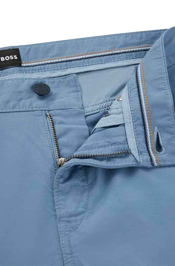 Boss Lightweight Satin Stretch Denim Slim-fit Jeans - Blue