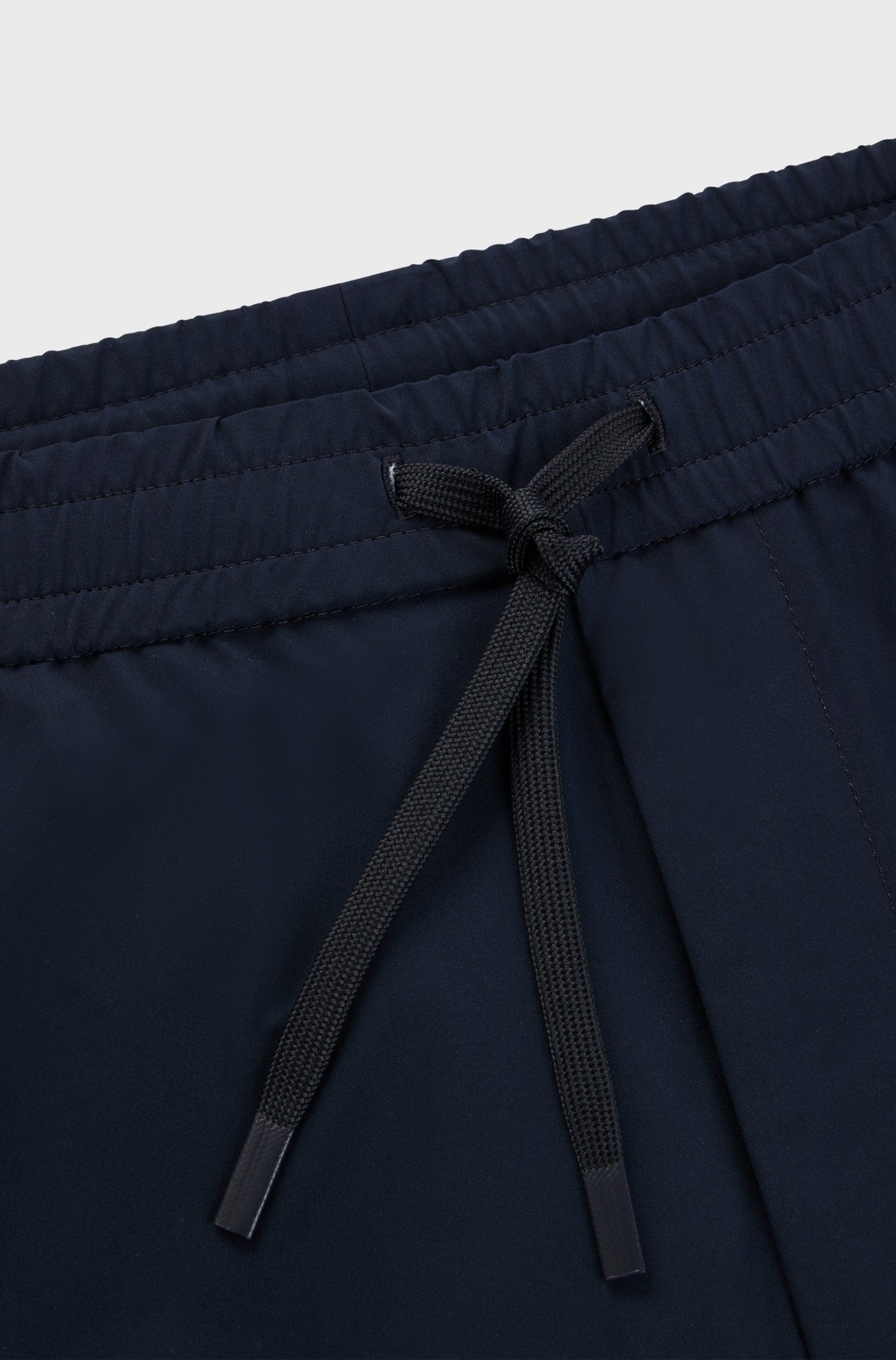 Boss Tapered-fit trousers in easy-iron stretch poplin - Blue