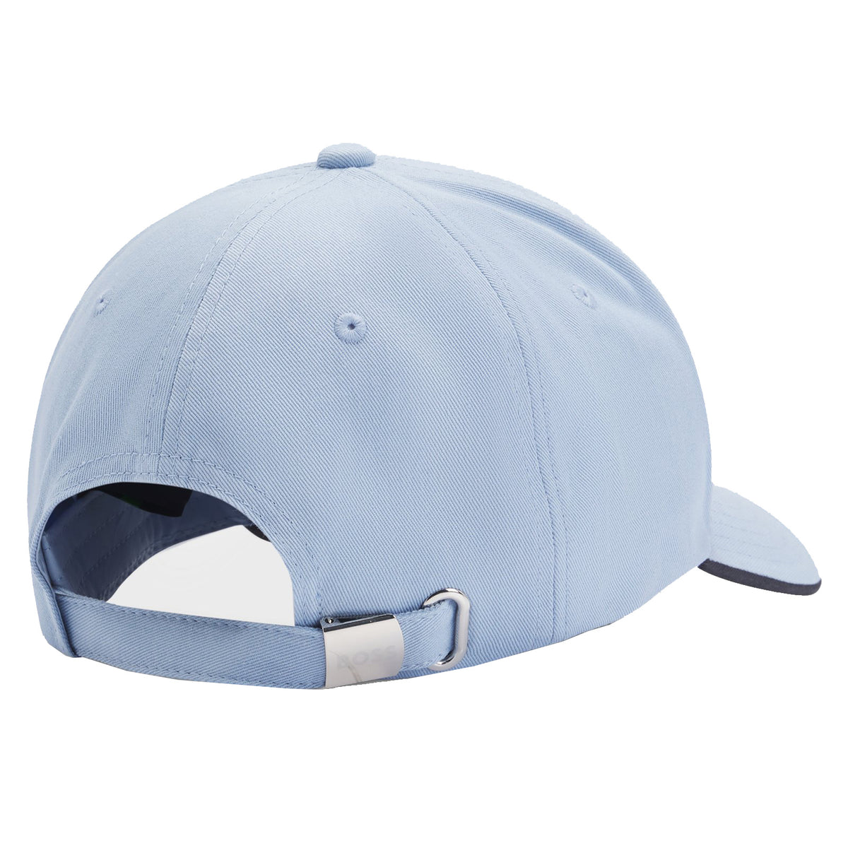 Boss Logo-print cap in cotton twill - Blue