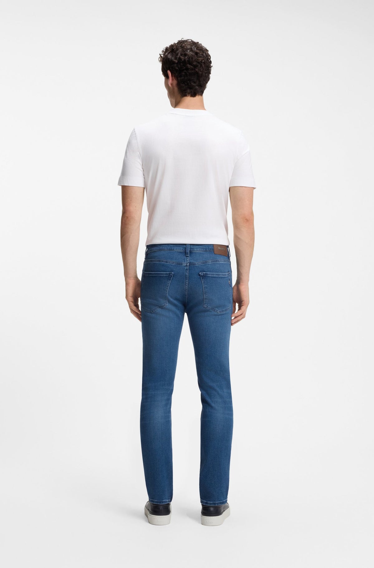 Boss Slim-fit jeans in super-soft stretch denim - Blue