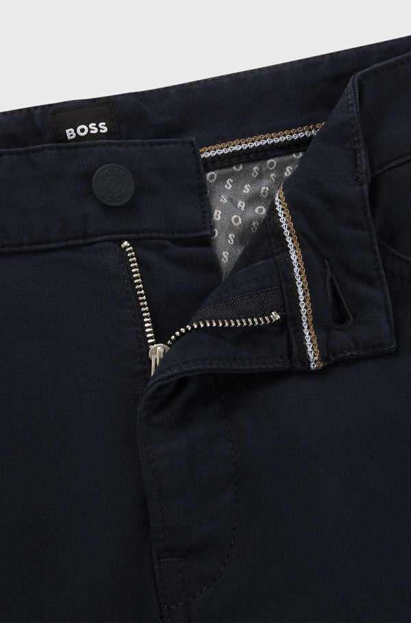 Boss Delaware Slim-Fit Jeans in Stretch-Cotton Gabardine - Blue