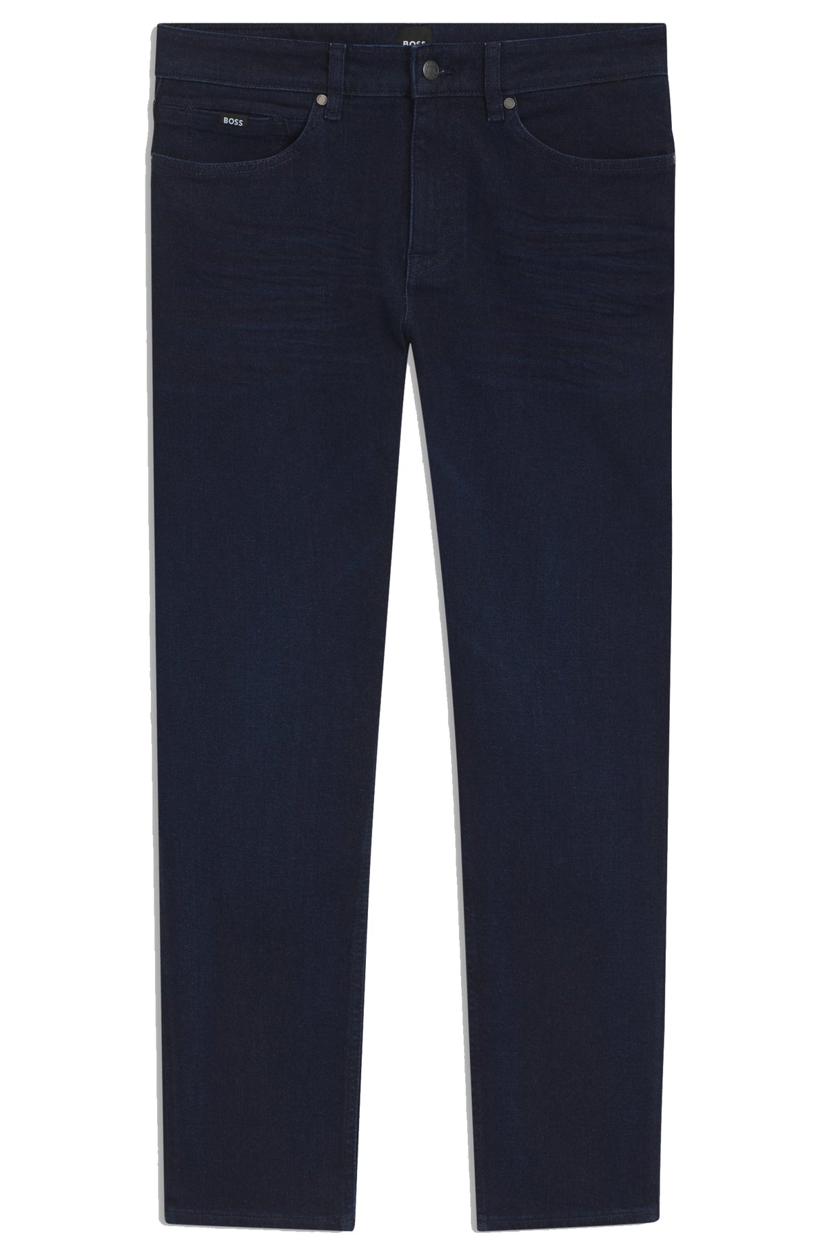 Boss Slim-fit jeans in dark-blue stretch denim - Navy