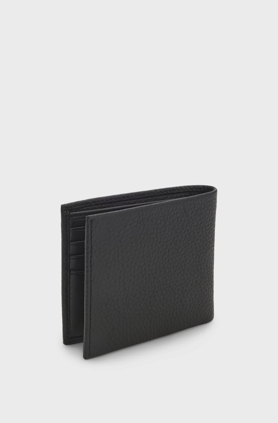 BOSS Crosstown Grained Leather Wallet – Black