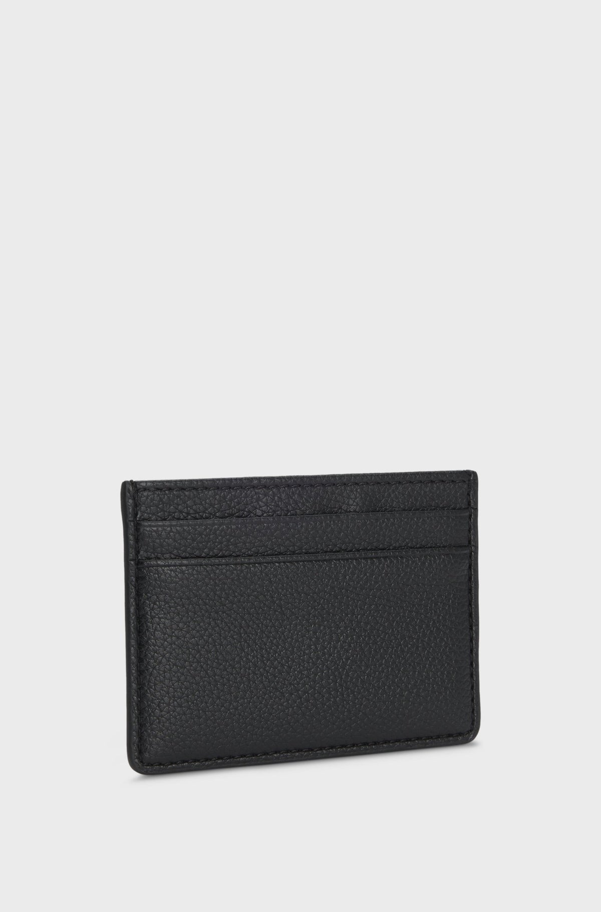 Boss Ray Card Holder Leather - Black