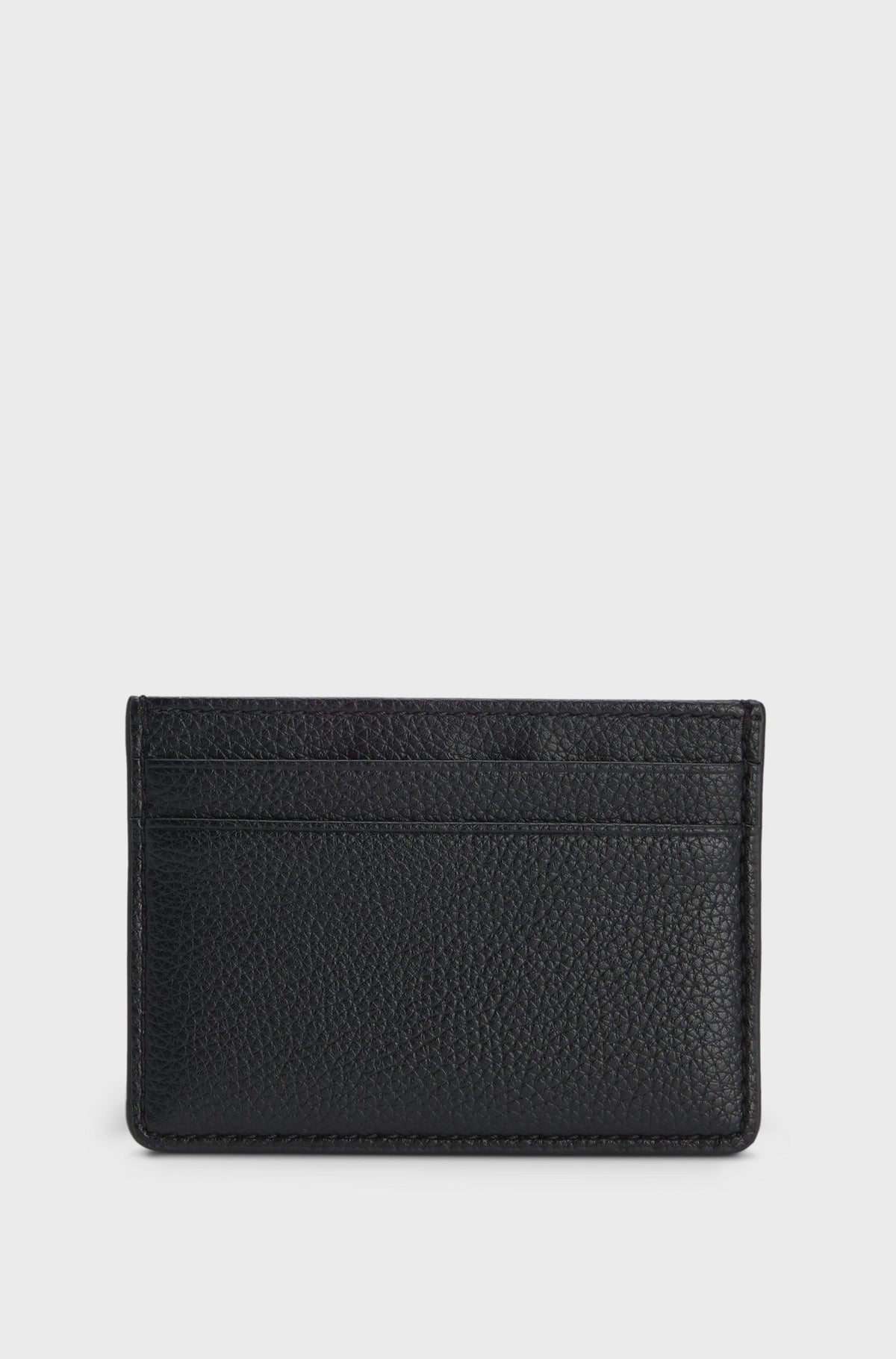 Boss Ray Card Holder Leather - Black