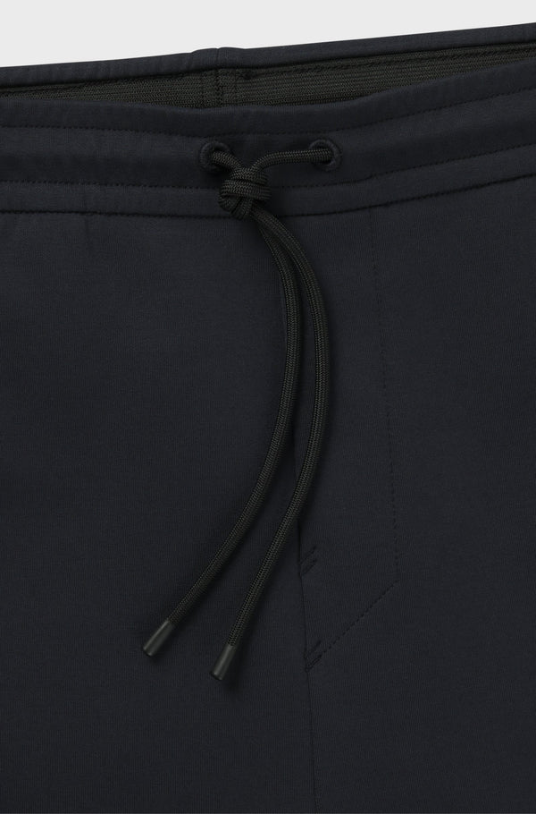 Boss Stretch-cotton-blend tracksuit bottoms with logo patch - Blue