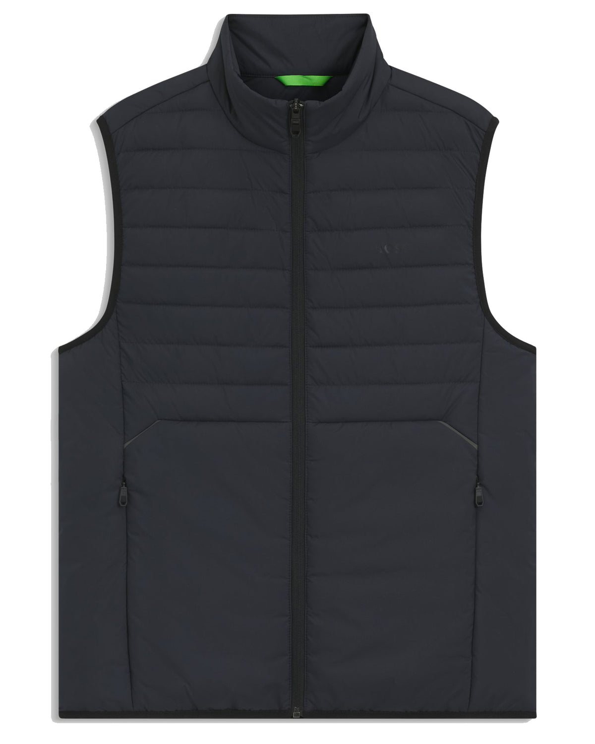 Boss Water-repellent gilet with decorative reflective accents - Navy