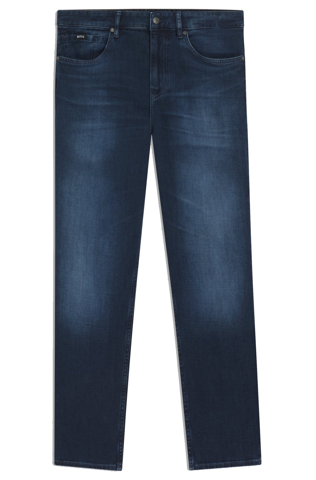 Boss  Maine regular-fit jeans in blue soft-touch denim - Turquoise
