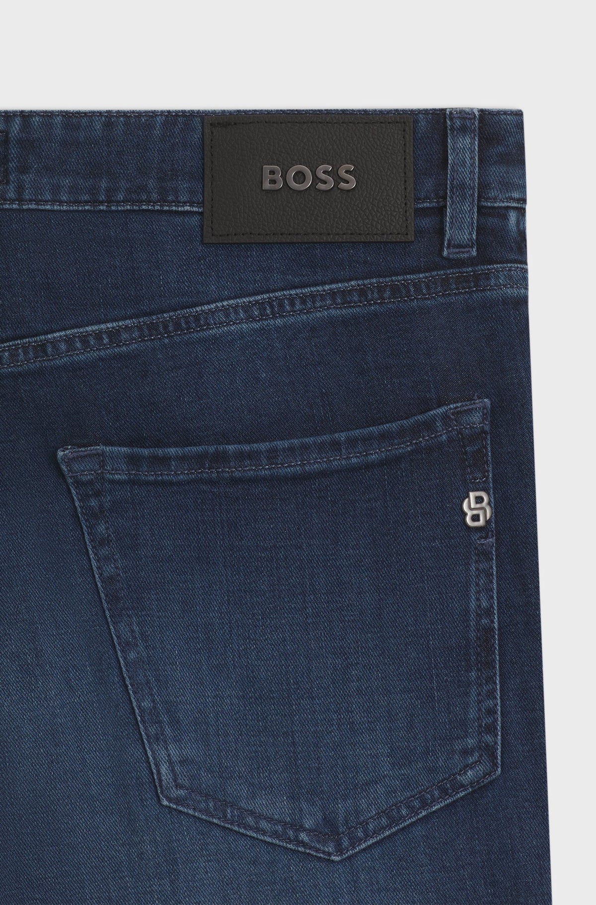 Boss  Maine regular-fit jeans in blue soft-touch denim - Turquoise