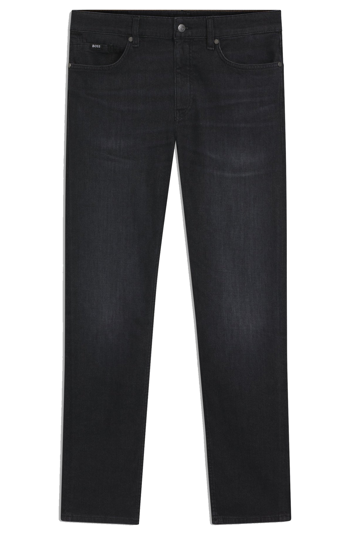 Boss  Delaware slim-fit jeans in black Italian-made denim - Black
