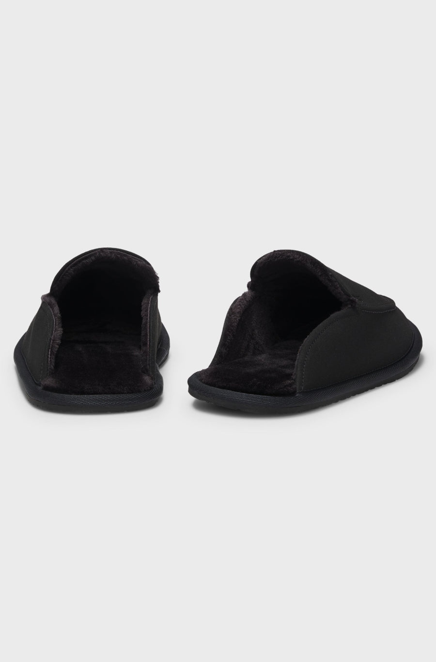 BOSS Microfibre Slippers – Black