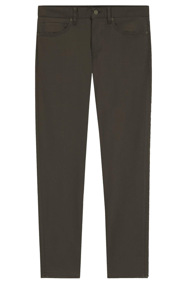 Boss Delaware slim-fit trousers in fade-resistant twill - Green