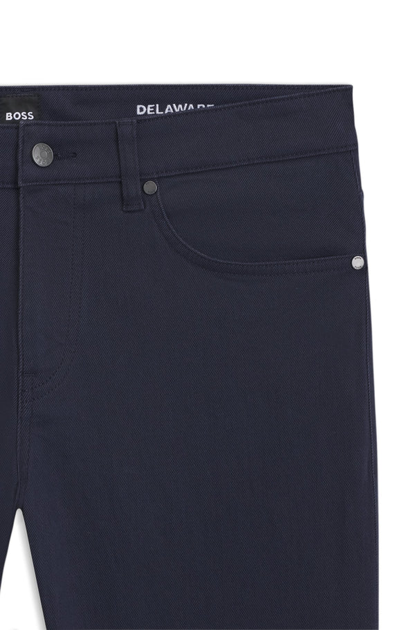 Boss Delaware slim-fit jeans in stretch denim - Blue
