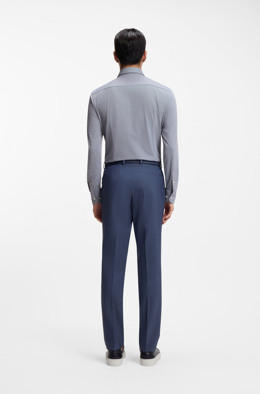 BOSS Slim Fit Performance-Stretch Shirt – Navy