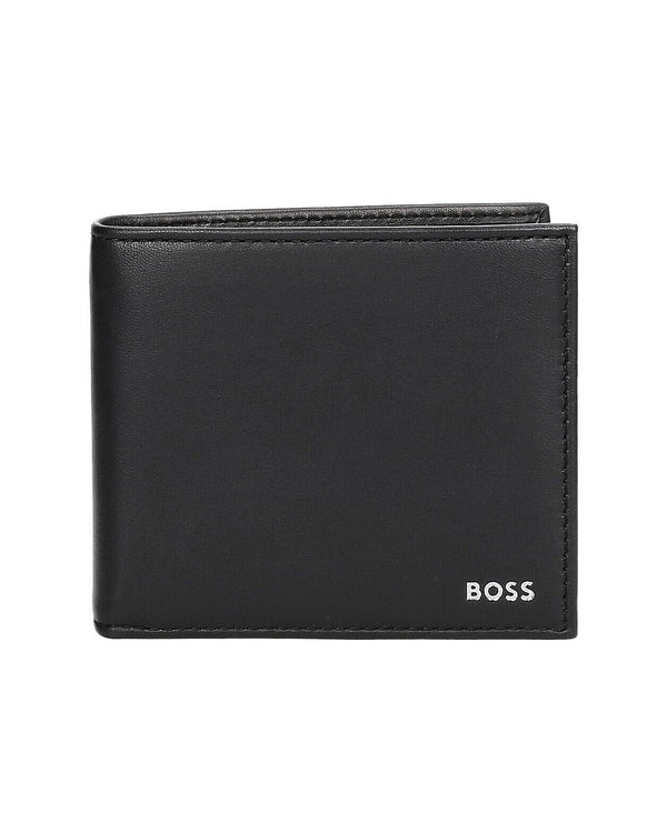 Boss Randy Leather Coin Wallet - Black