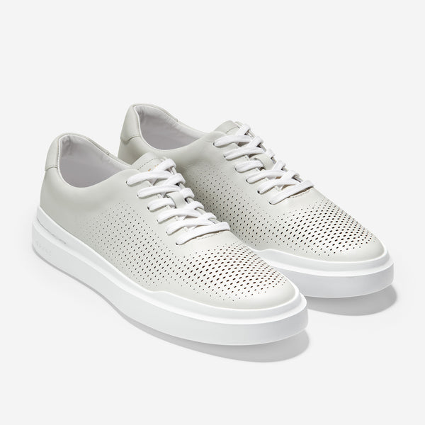 Cole Haan GrandPrø Rally Laser Cut Sneaker - White