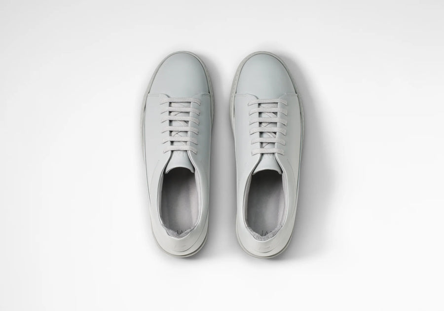 JAK Mercury II Leather Trainers - Light Grey