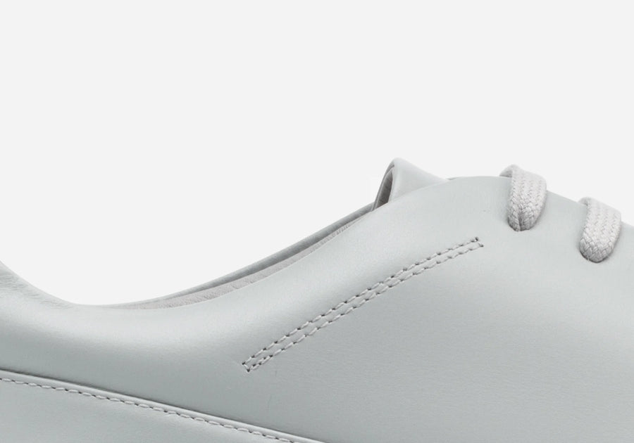 JAK Mercury II Leather Trainers - Light Grey