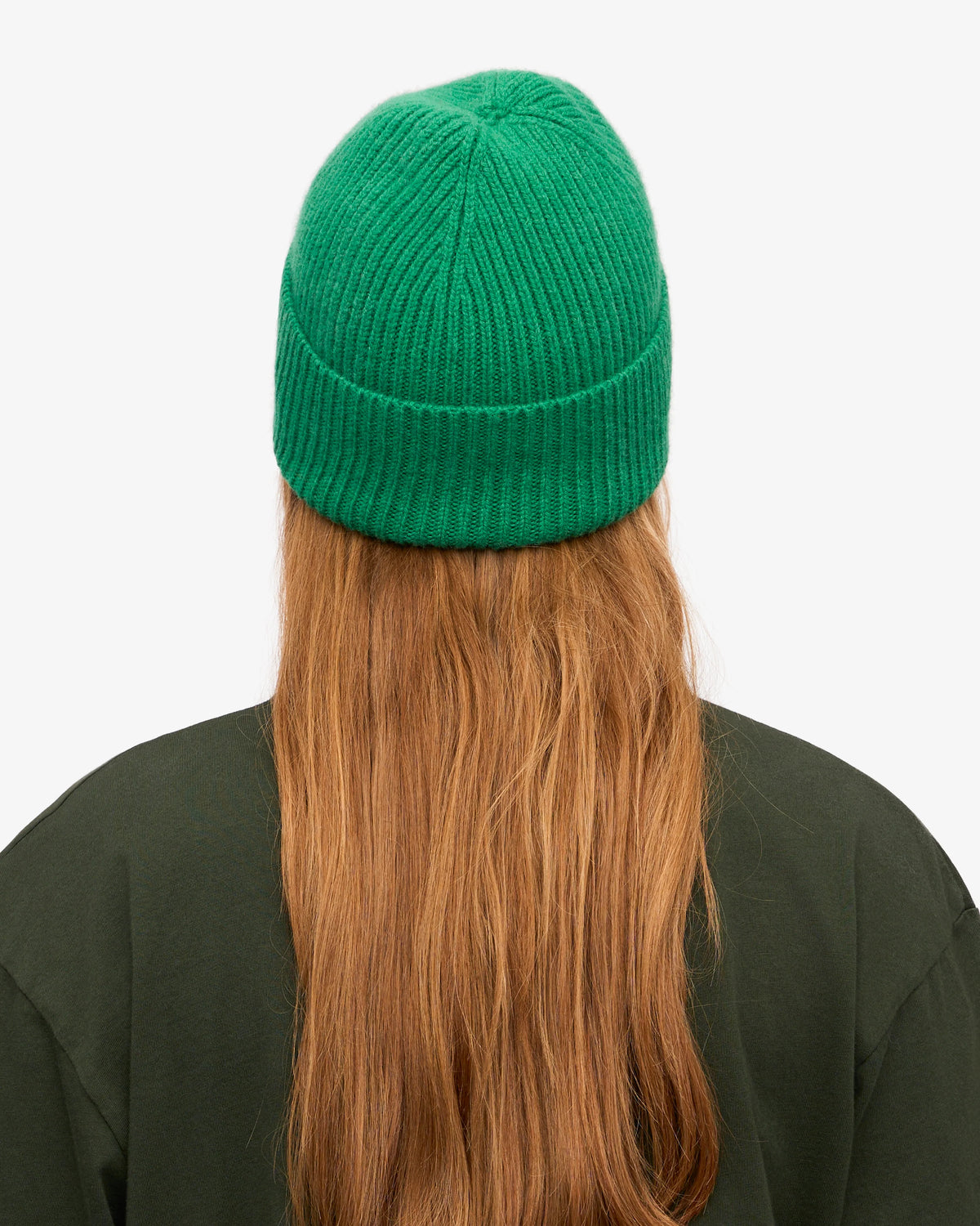 Colorful Standard 100% Recycled Merino Wool Beanie  - Kelly Green