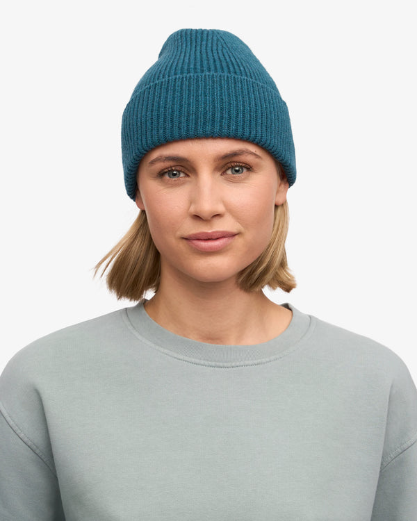 Colorful Standard 100% Recycled Merino Beanie - Ocean Green