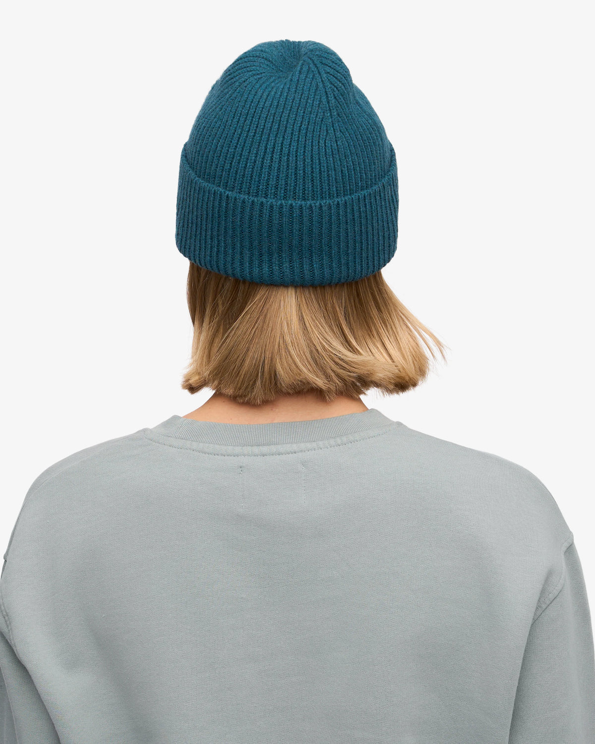Colorful Standard 100% Recycled Merino Beanie - Ocean Green