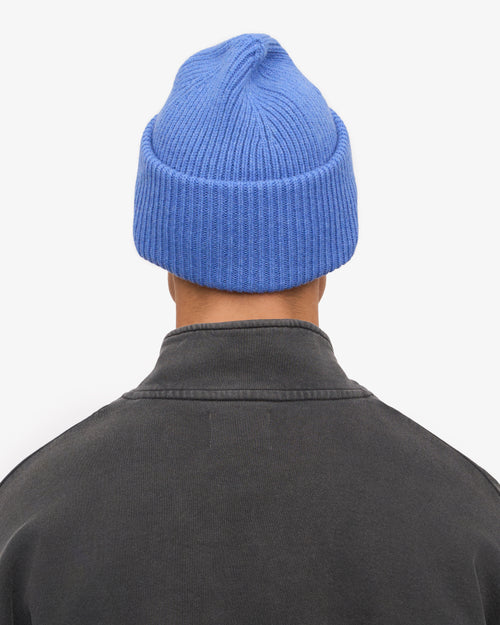 Colorful Standard 100% Recycled Merino Wool Beanie - Pacific Blue
