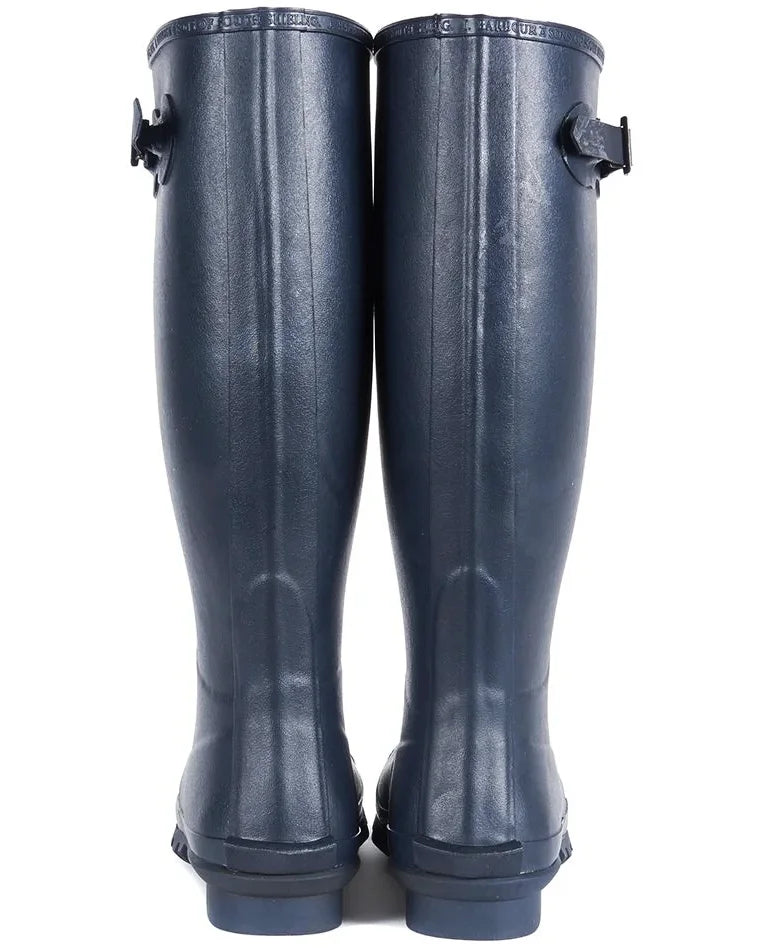 Barbour Men&#39;s Bede Wellington Boots - Navy