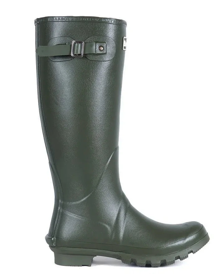 Barbour Men&#39;s Bede Wellington Boots - Olive Green