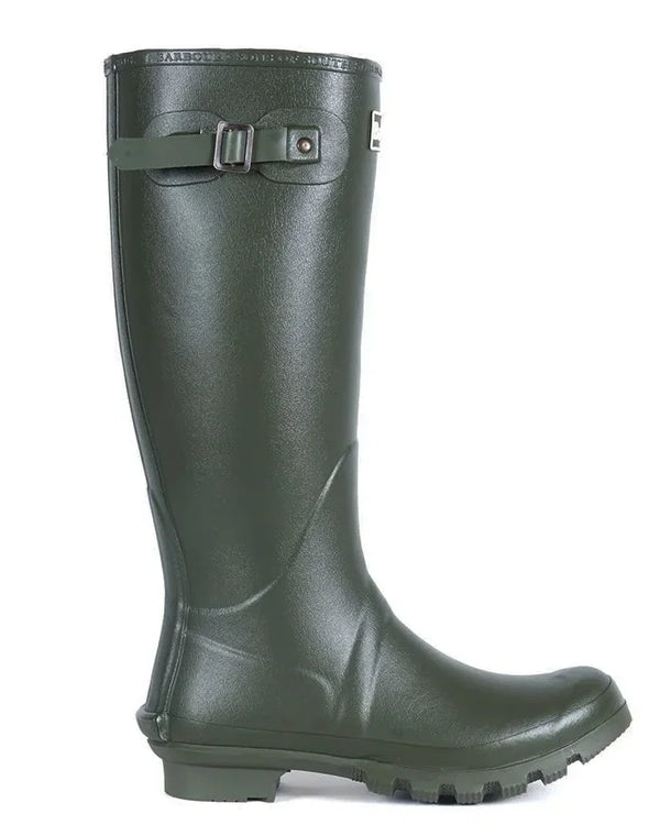 Barbour Men's Bede Wellington Boots - Olive Green