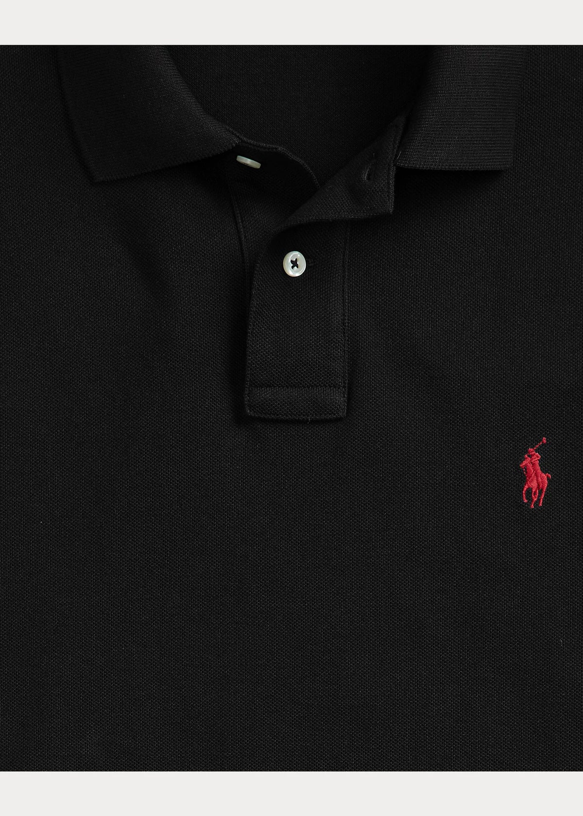 Polo Ralph Lauren Iconic Mesh Polo Shirt - Black