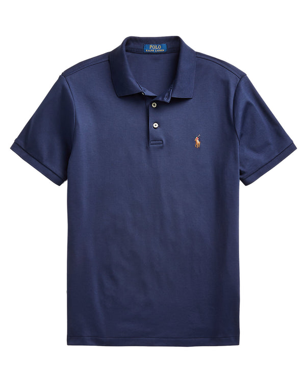 Polo Ralph Lauren Custom Slim Fit Soft Cotton Polo Shirt - Navy