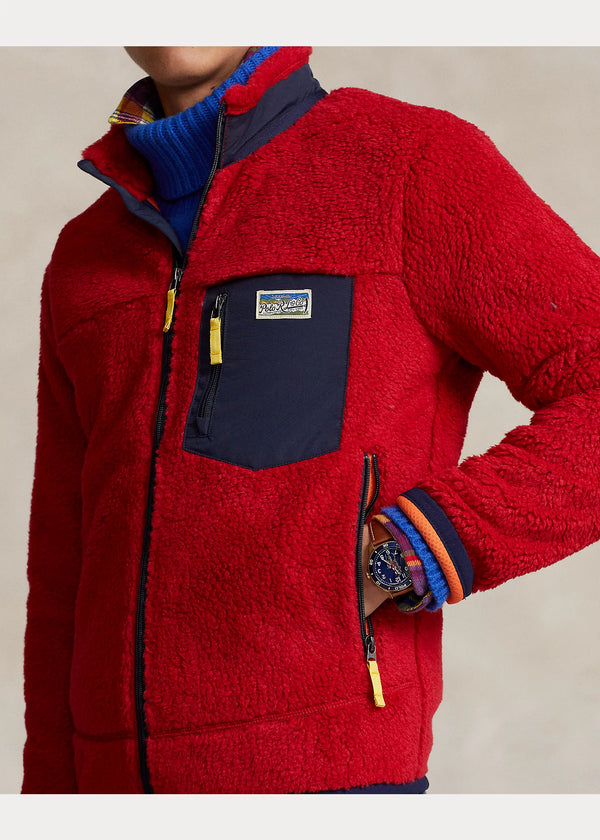 Polo Ralph Lauren Pile Fleece Jacket - Red