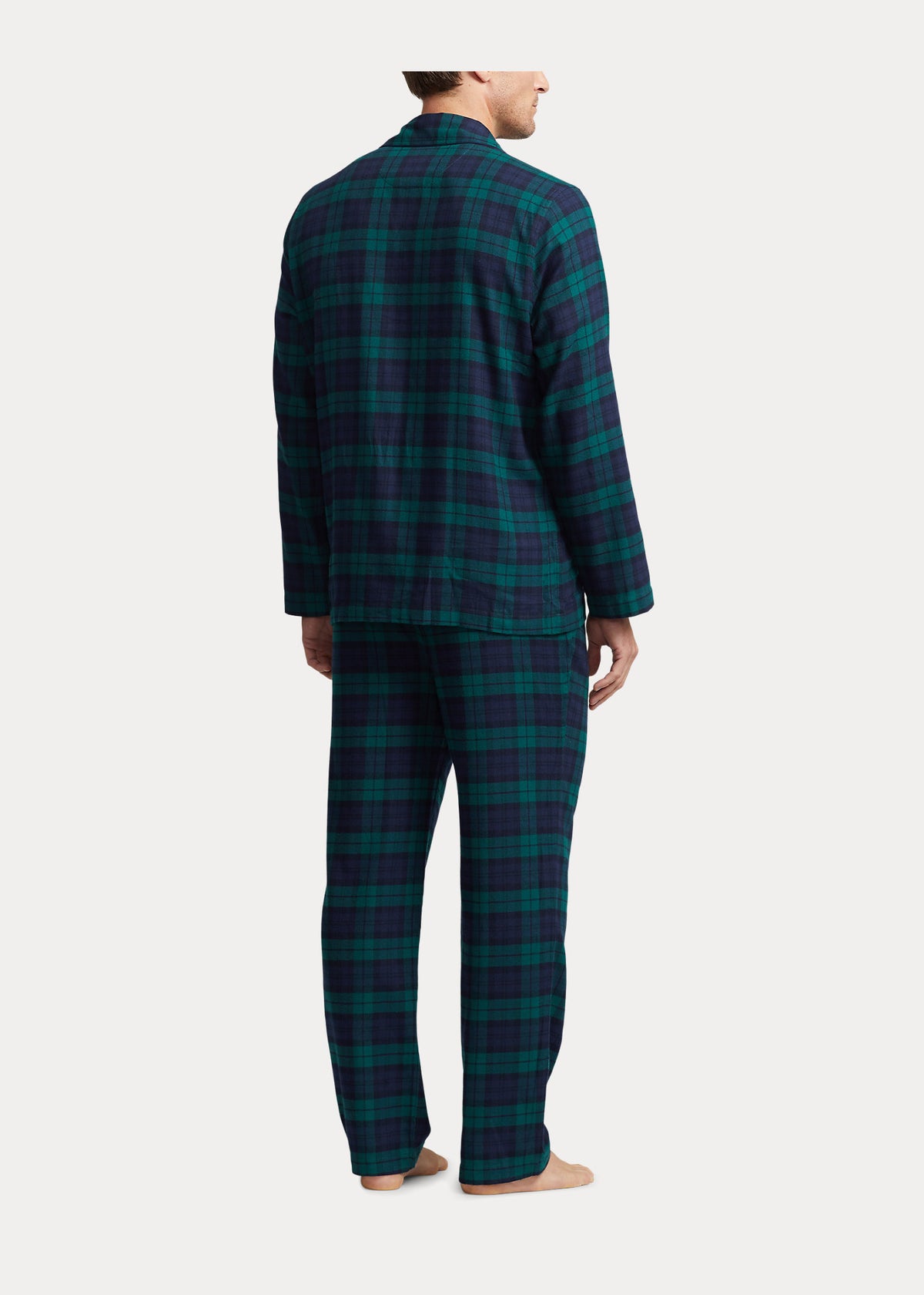 Polo Ralph Lauren Checkered Pyjama Set - Green / Navy