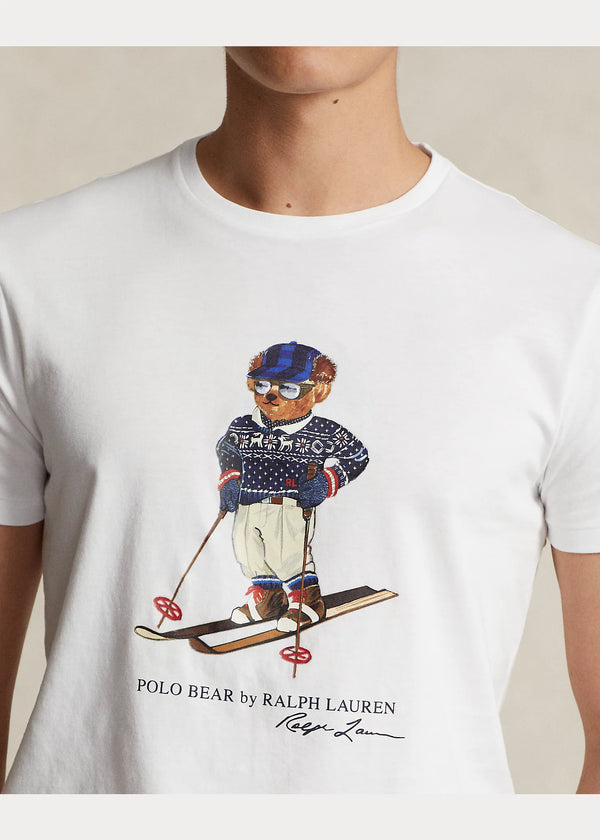 Polo Ralph Lauren Men's Fleece Polo Bear Skiing Ski Hoodie Sweatshirt Grey  xxl