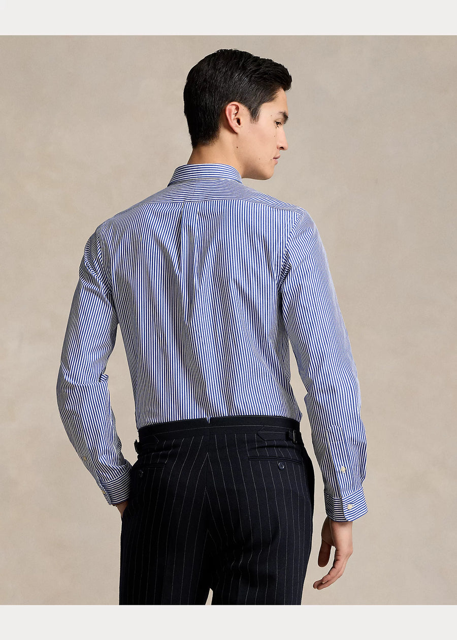 Polo Ralph Lauren Custom Fit Stretch Poplin Shirt - Blue