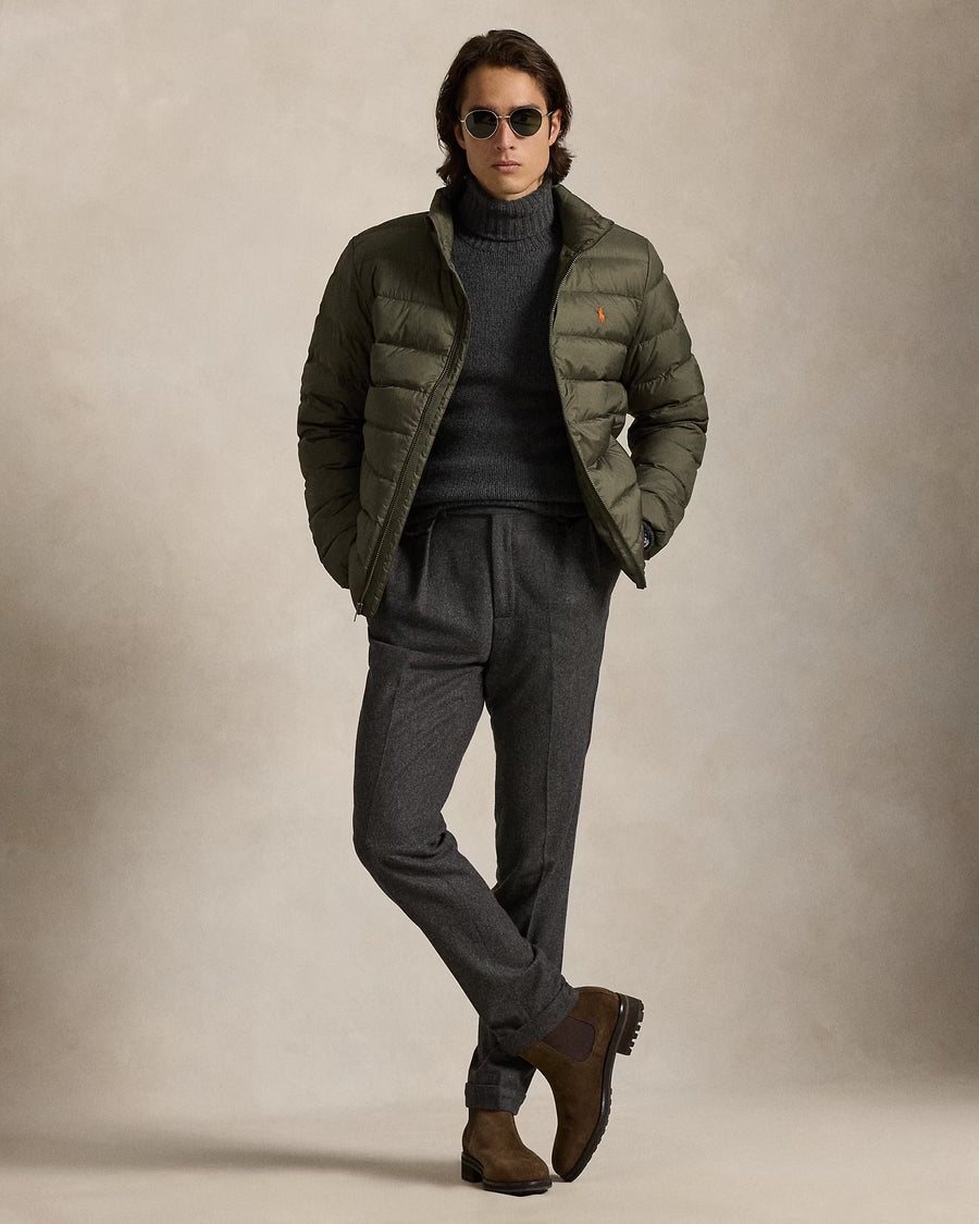 Polo Ralph Lauren Colden Packable Down Bomber Jacket – Green