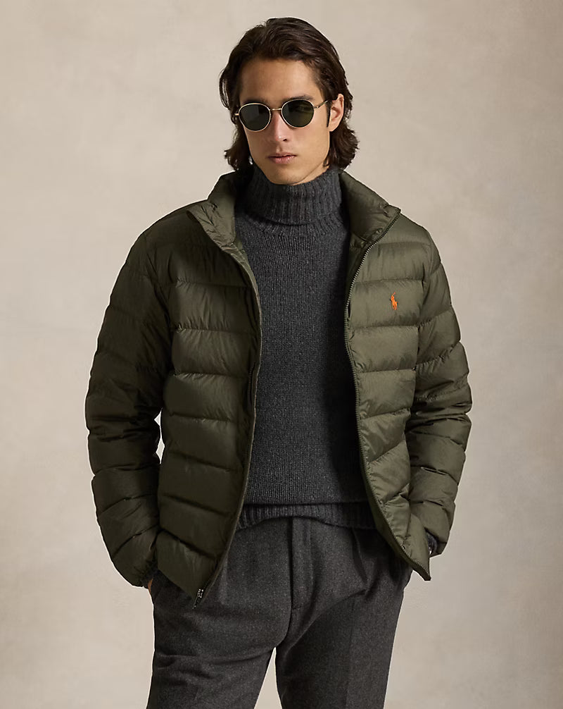 Polo Ralph Lauren Colden Packable Down Bomber Jacket – Green