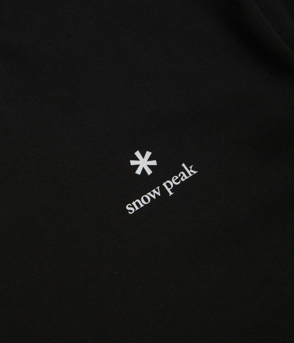 Snow Peak Logo T-Shirt - Black